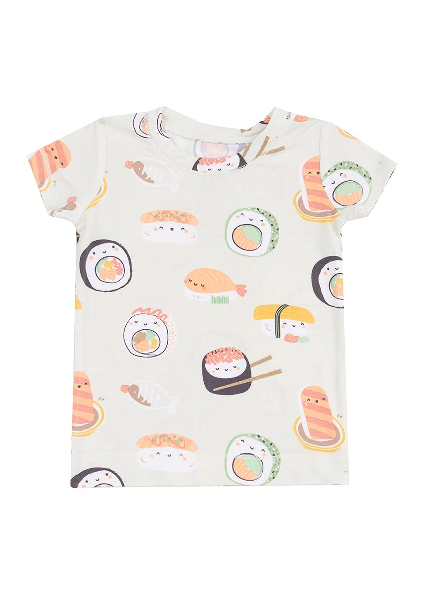2-Piece Pajama Set - Sushi Green