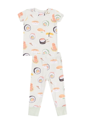 2-Piece Pajama Set - Sushi Green