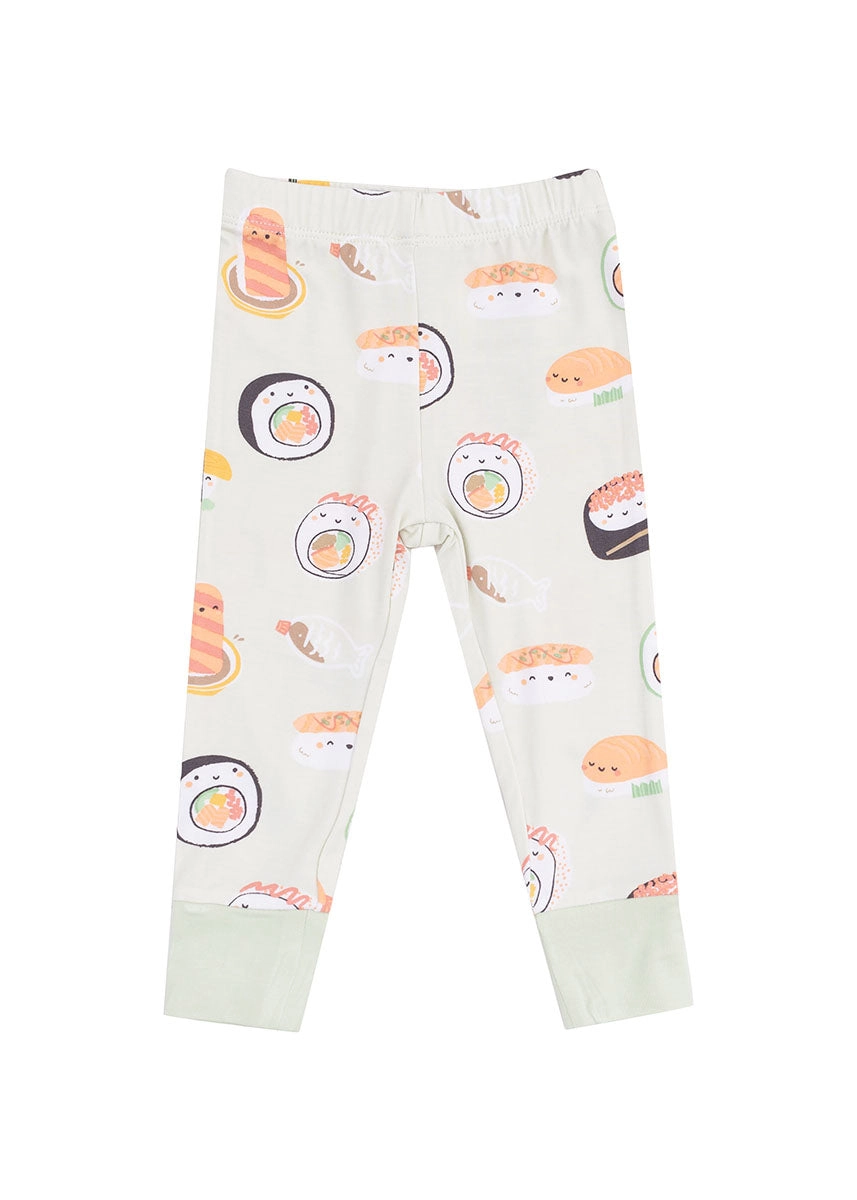 2-Piece Pajama Set - Sushi Green