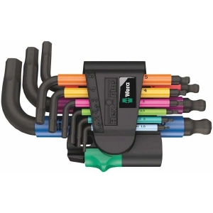 950/9 Hex-Plus Multicolour 2 Bike L-key Set - Metric