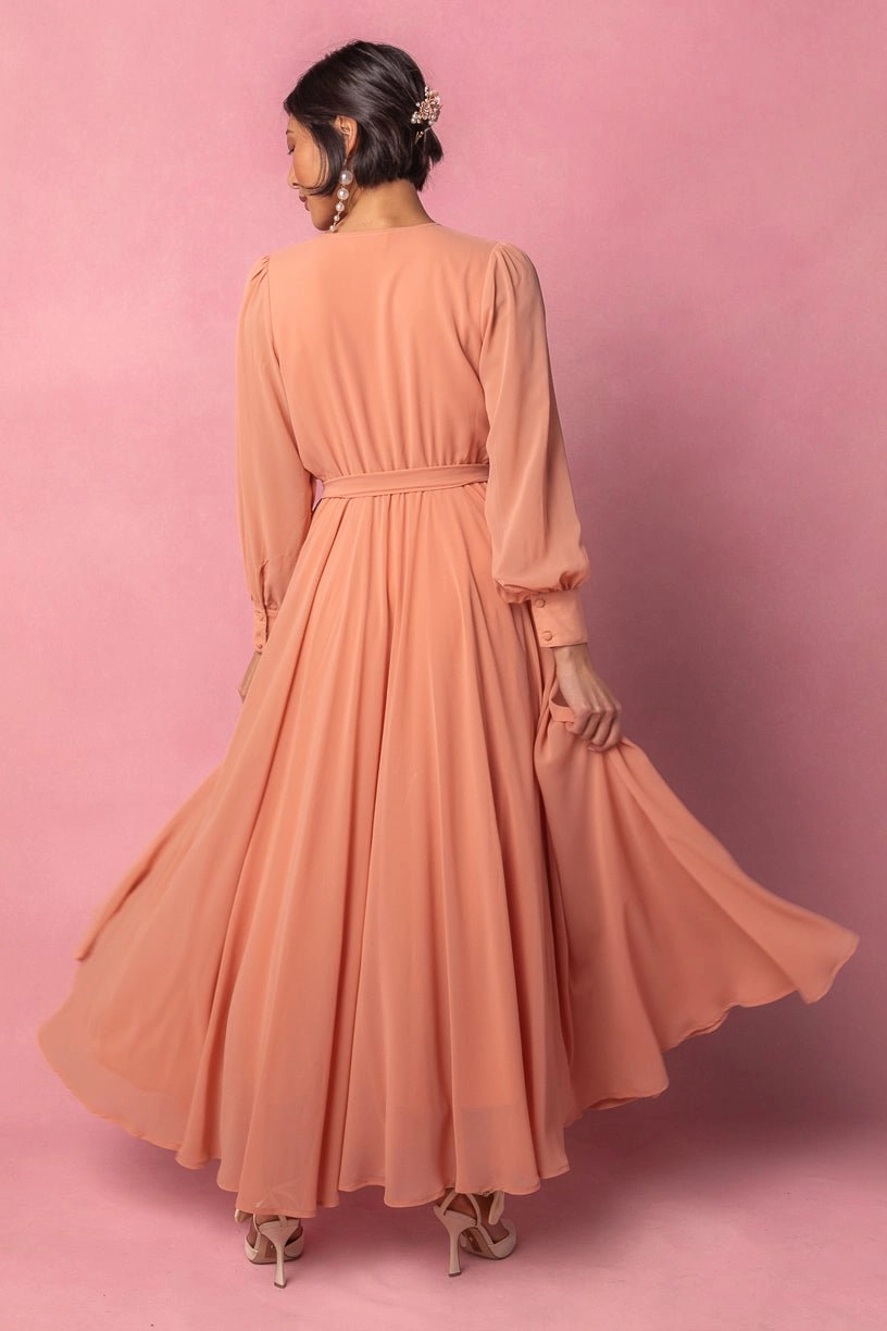 Andie Dress in Apricot Crush