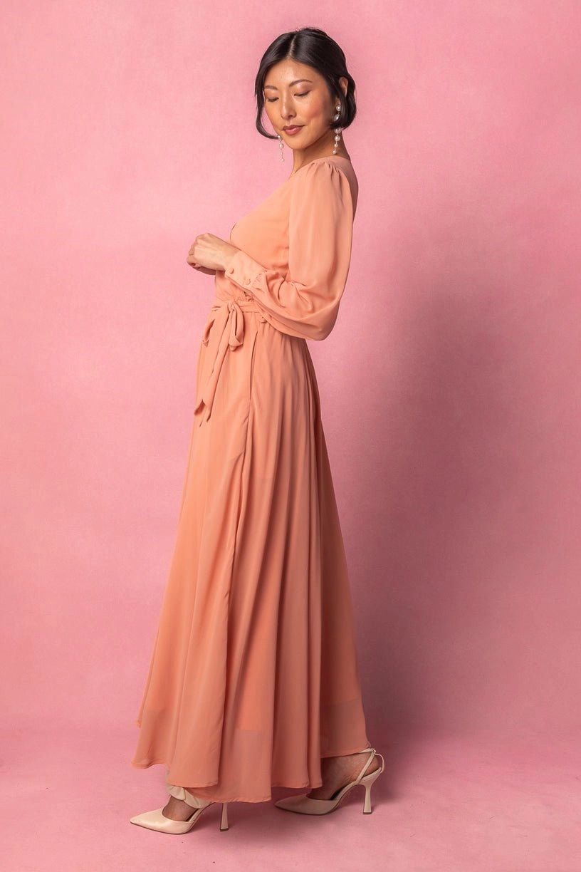 Andie Dress in Apricot Crush
