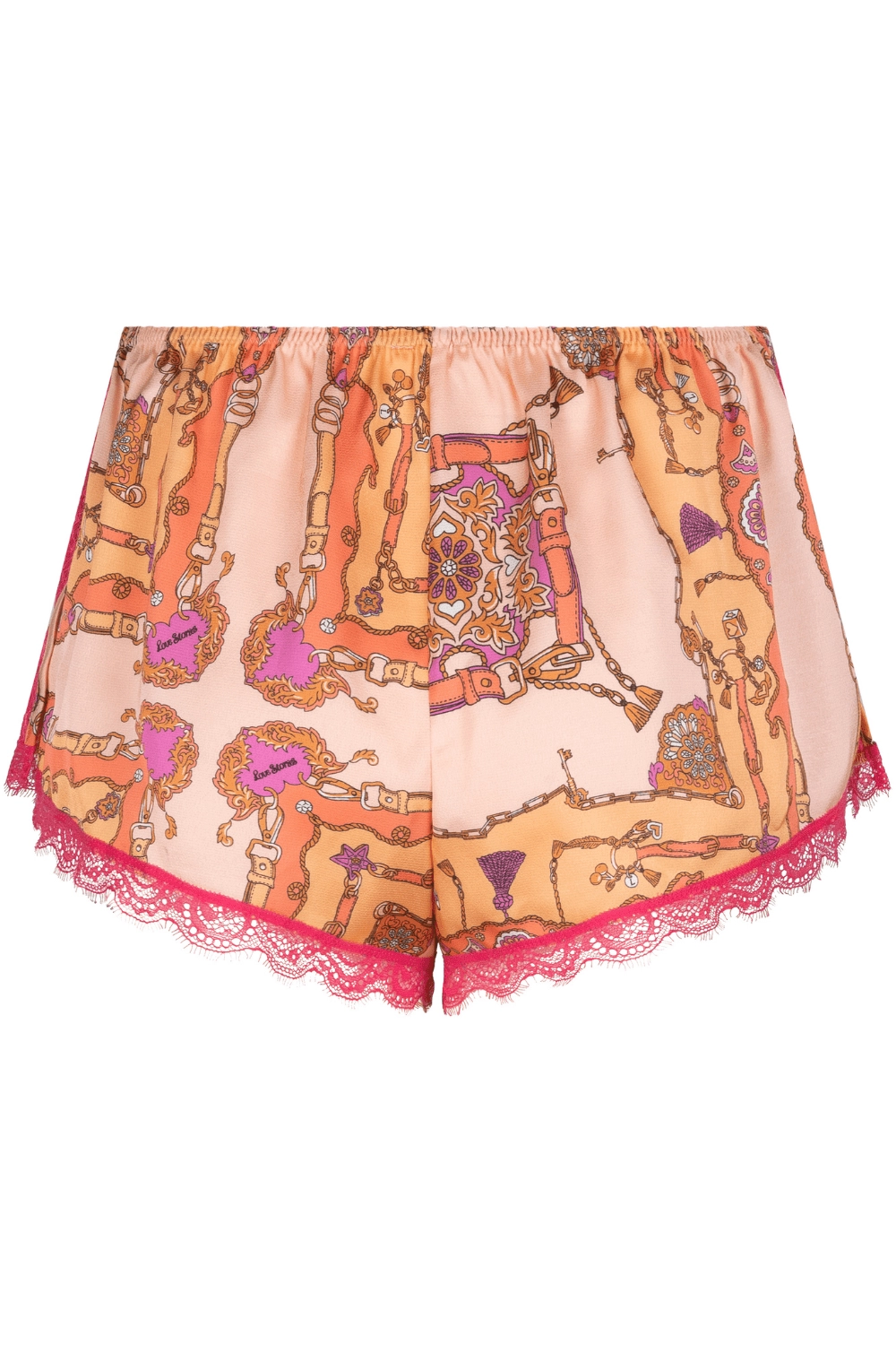 Apollo Satin Pyjama Shorts Pink