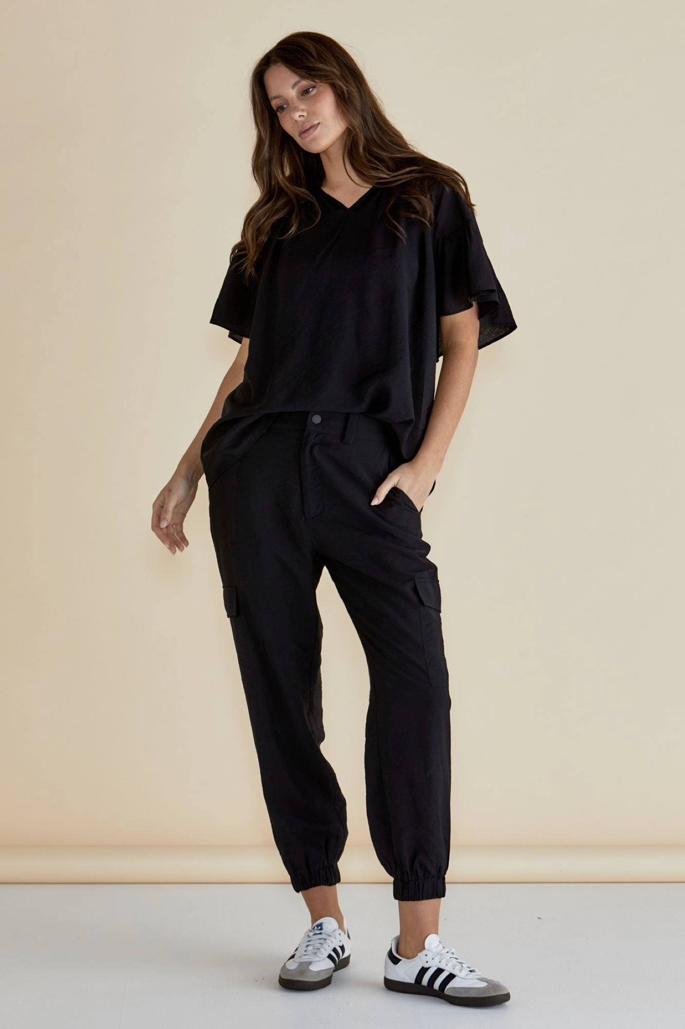 Betty Basics Adrianna Jogger Black
