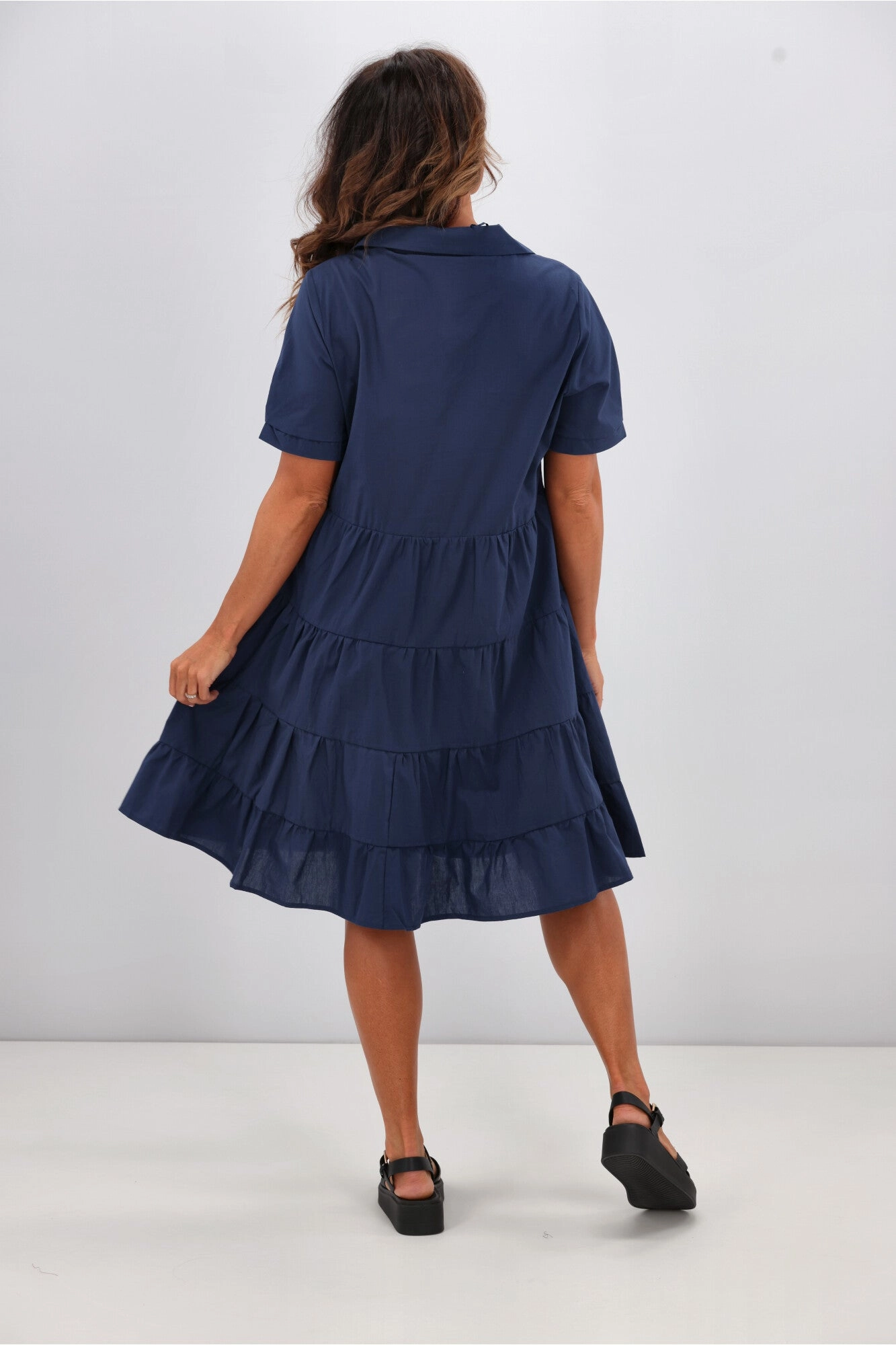 Betty Basics Estelle Dress Dark Blue