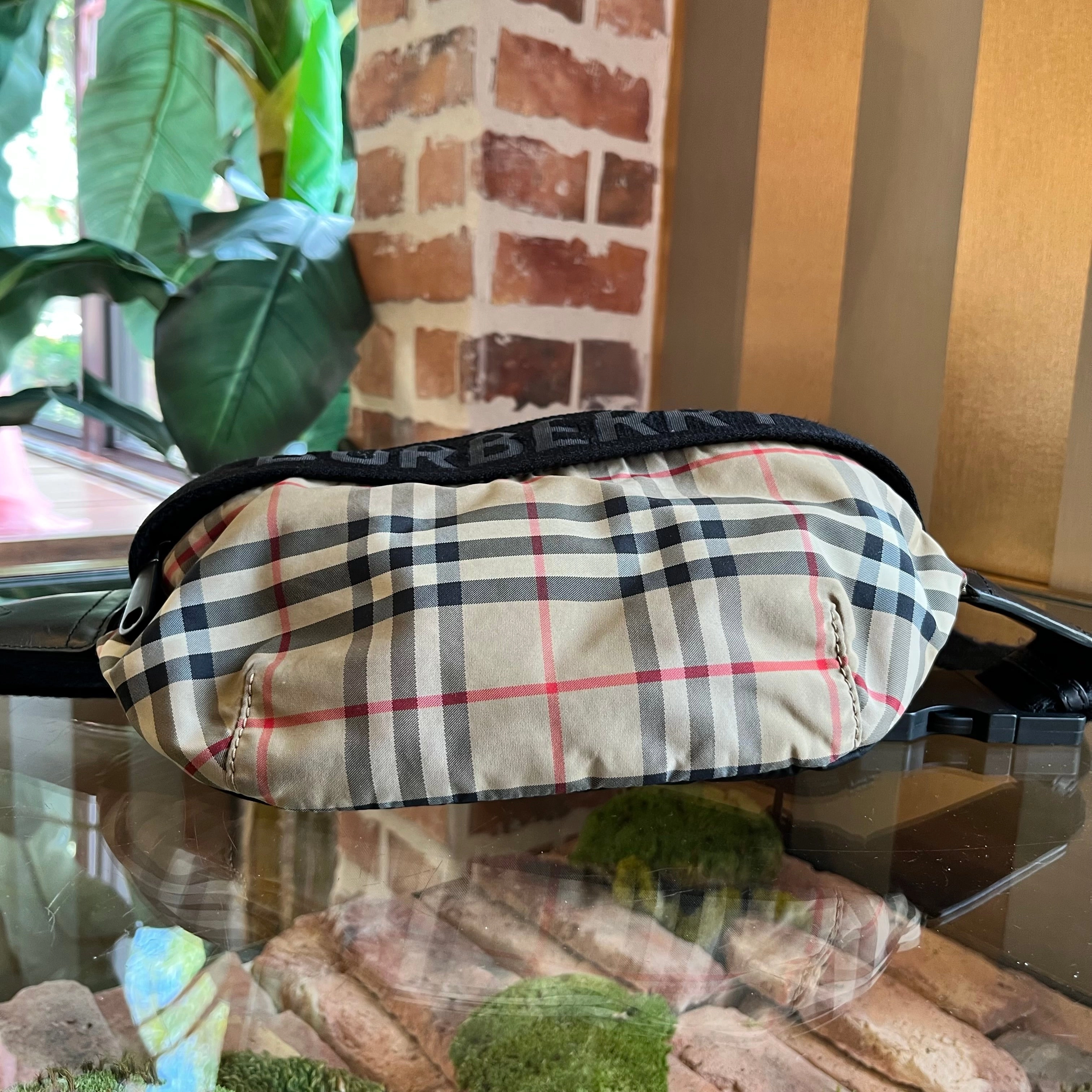 BURBERRY Sonny Vintage Check Nylon Belt Bag
