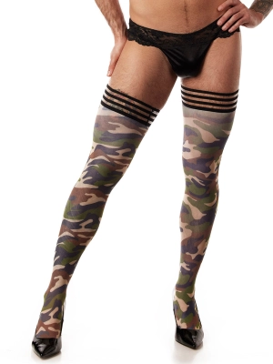 Camo Thigh High