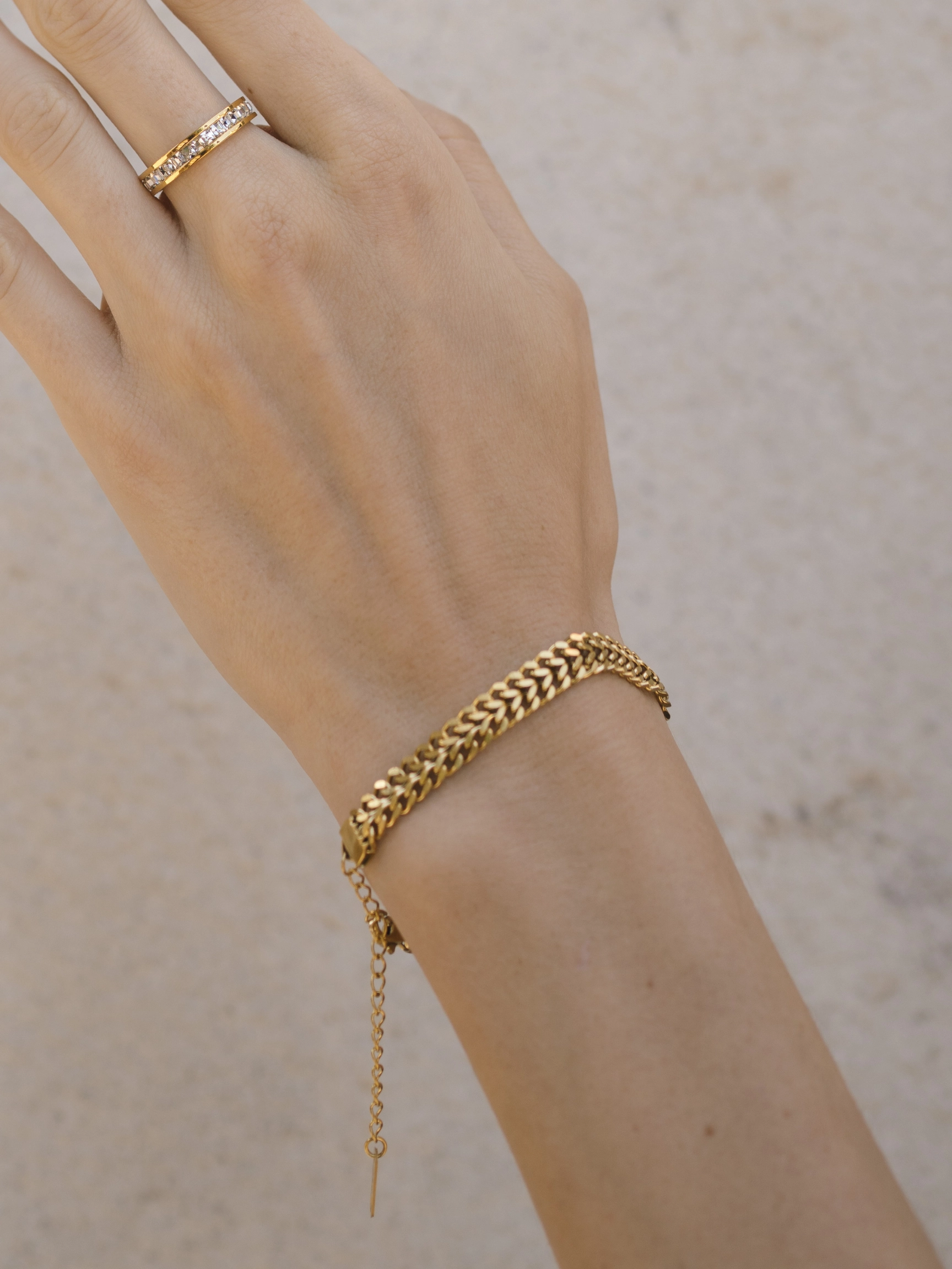 Double Curb Bracelet