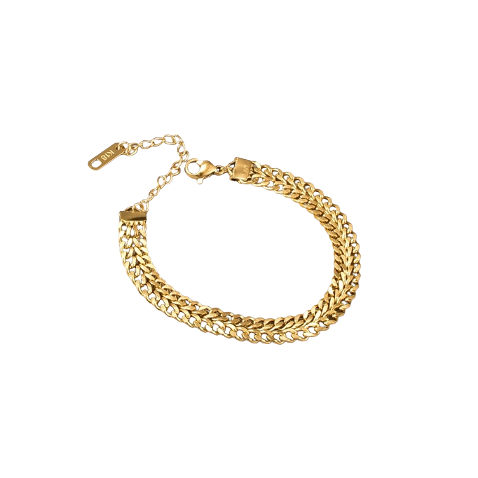 Double Curb Bracelet