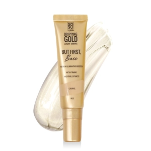 Dripping Gold But First. Base HD Skin Illuminating Booster Caramel