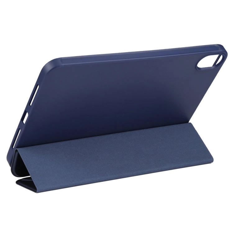 For iPad Mini 3-folding TPU Horizontal Flip Leather Tablet Case with Holder
