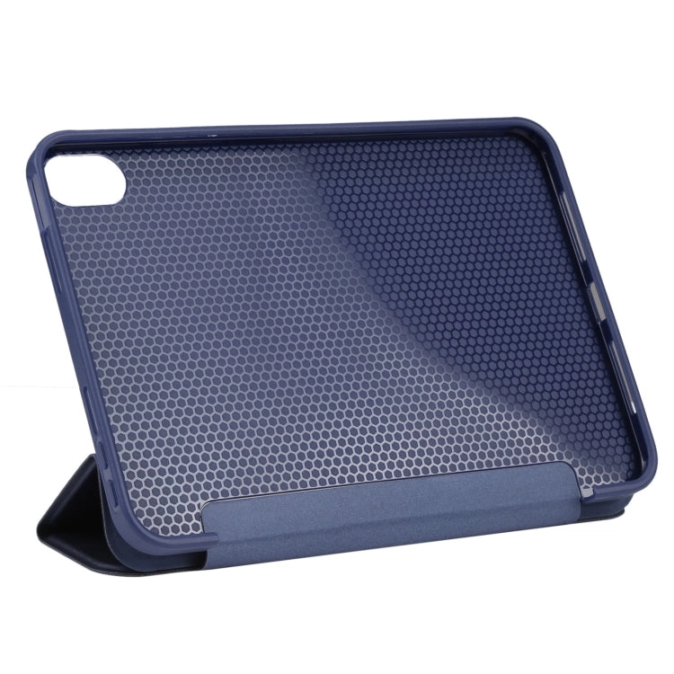 For iPad Mini 3-folding TPU Horizontal Flip Leather Tablet Case with Holder