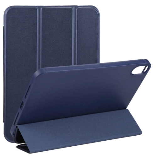 For iPad Mini 3-folding TPU Horizontal Flip Leather Tablet Case with Holder