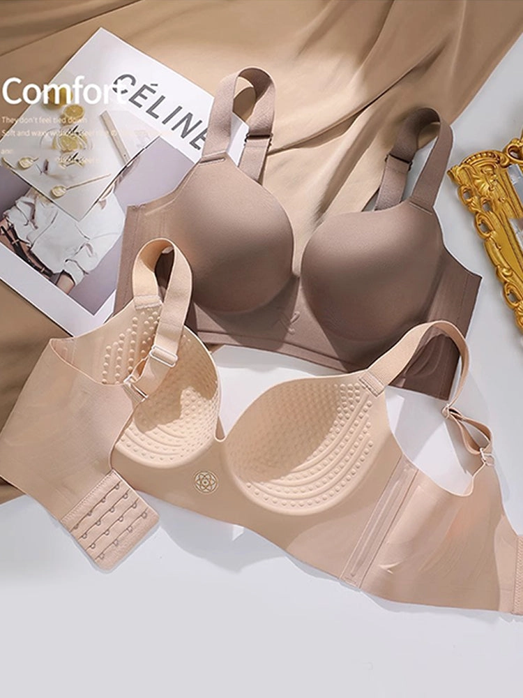Full Coverage Deep V Seamless Bra