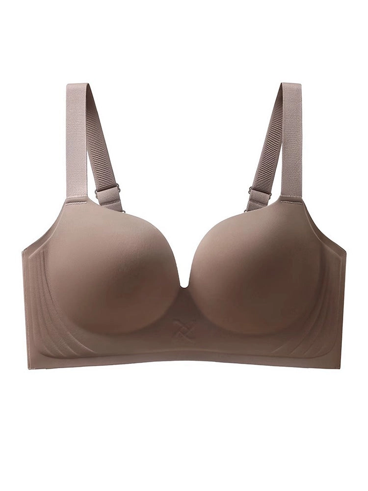 Full Coverage Deep V Seamless Bra