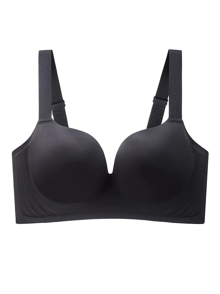 Full Coverage Deep V Seamless Bra