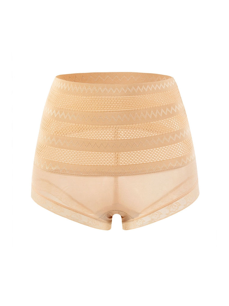High-Waist Mesh Breathable Tummy Control Shaper Shorts