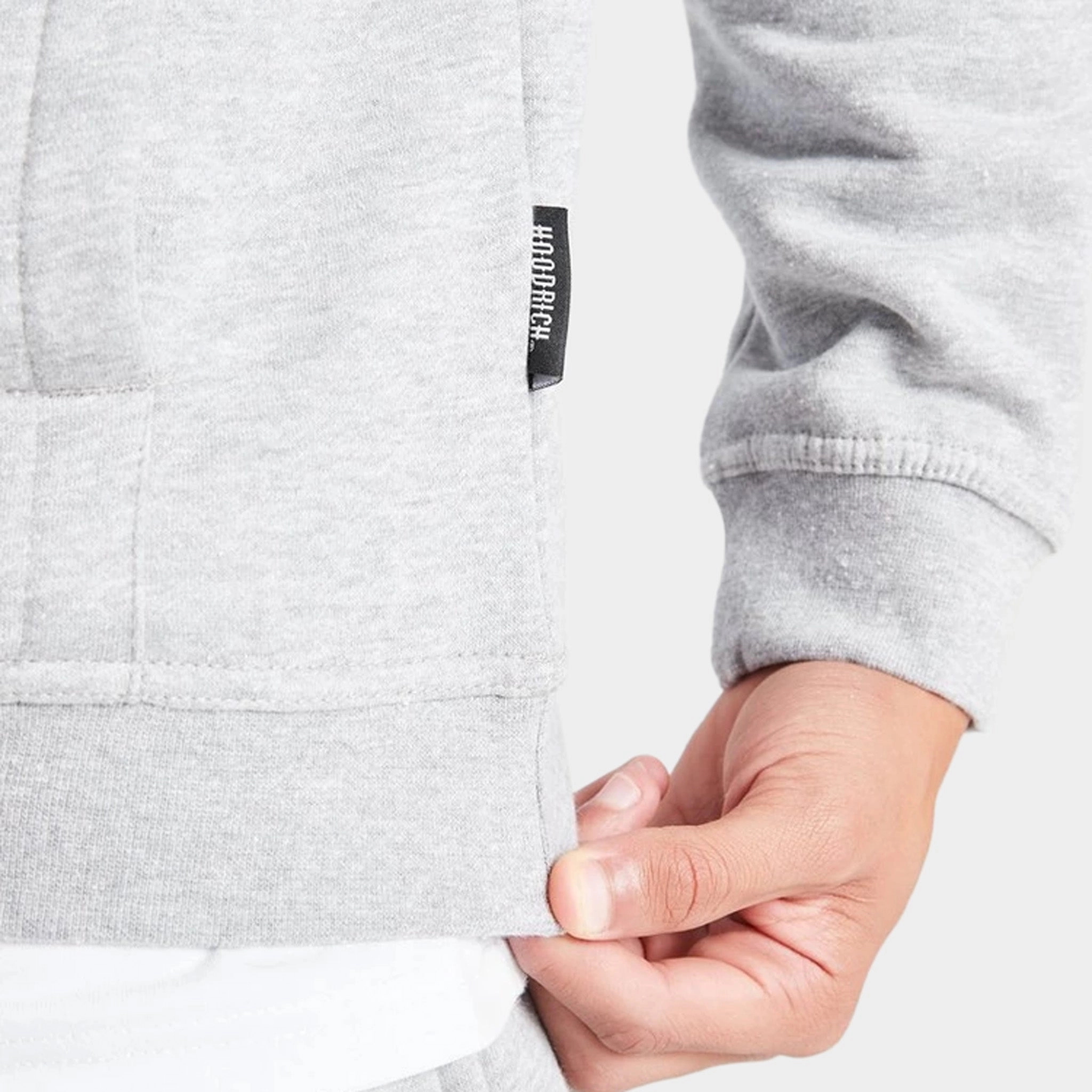 Hoodrich Junior Boys Tone V2 Pullover Hoodie Heather Grey / Blues