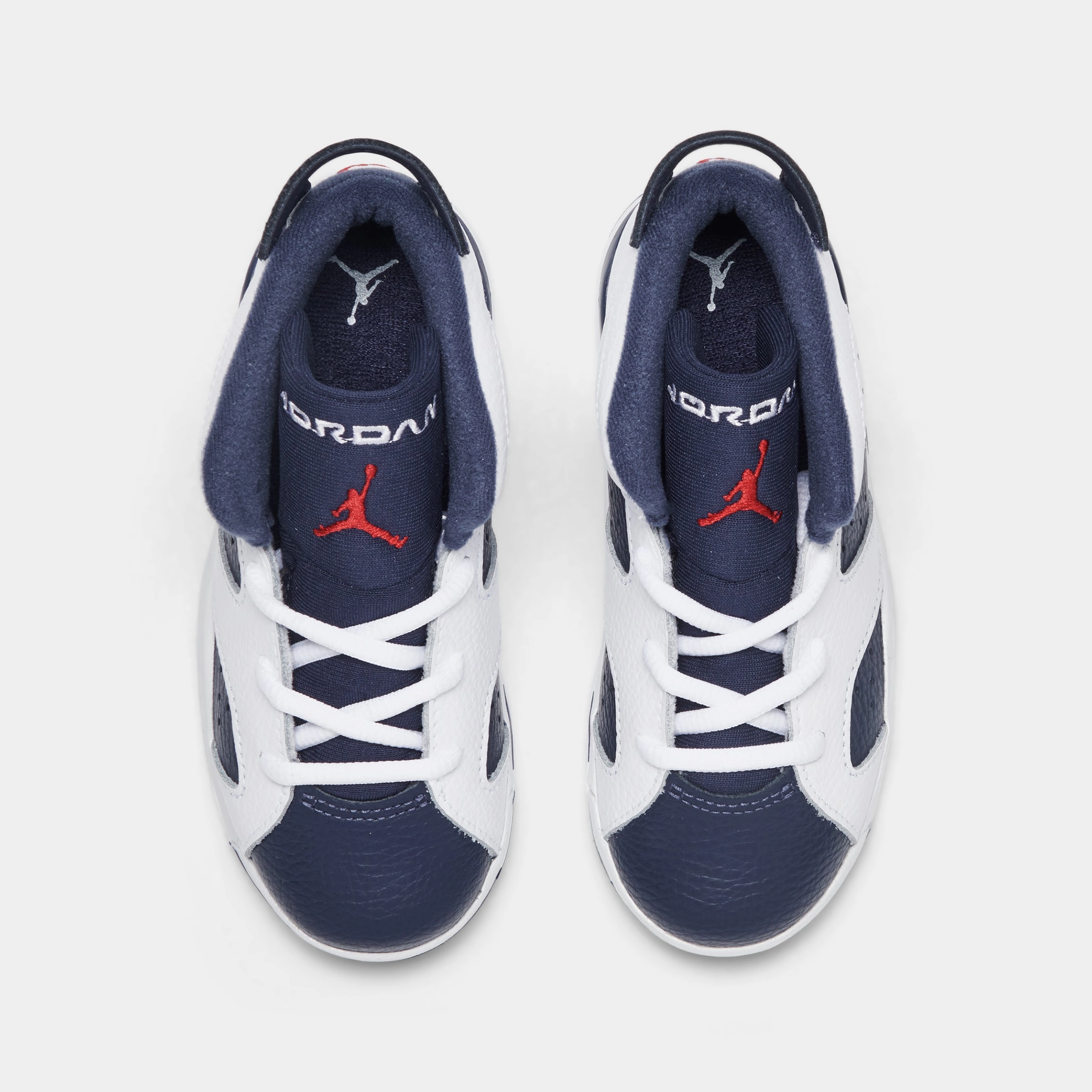 Jordan 6 Retro TD White / Varsity Red - Midnight Navy