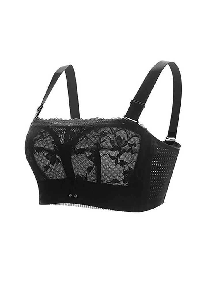 Lace Bandeau Strapless Wireless Bras for Women