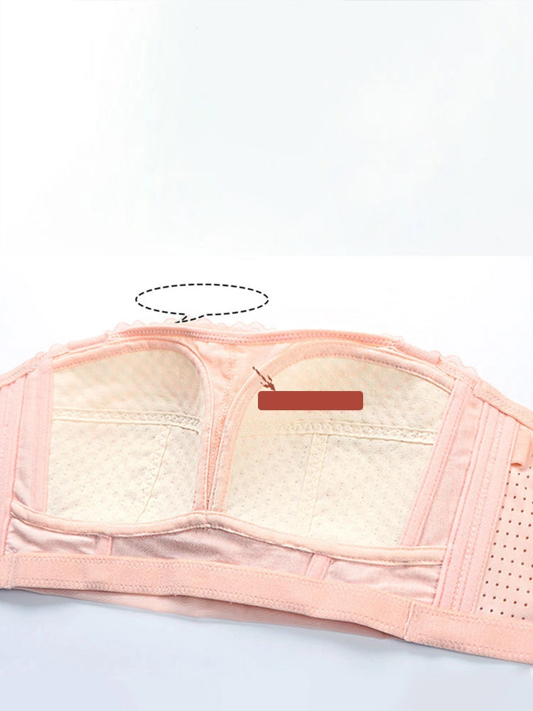 Lace Bandeau Strapless Wireless Bras for Women