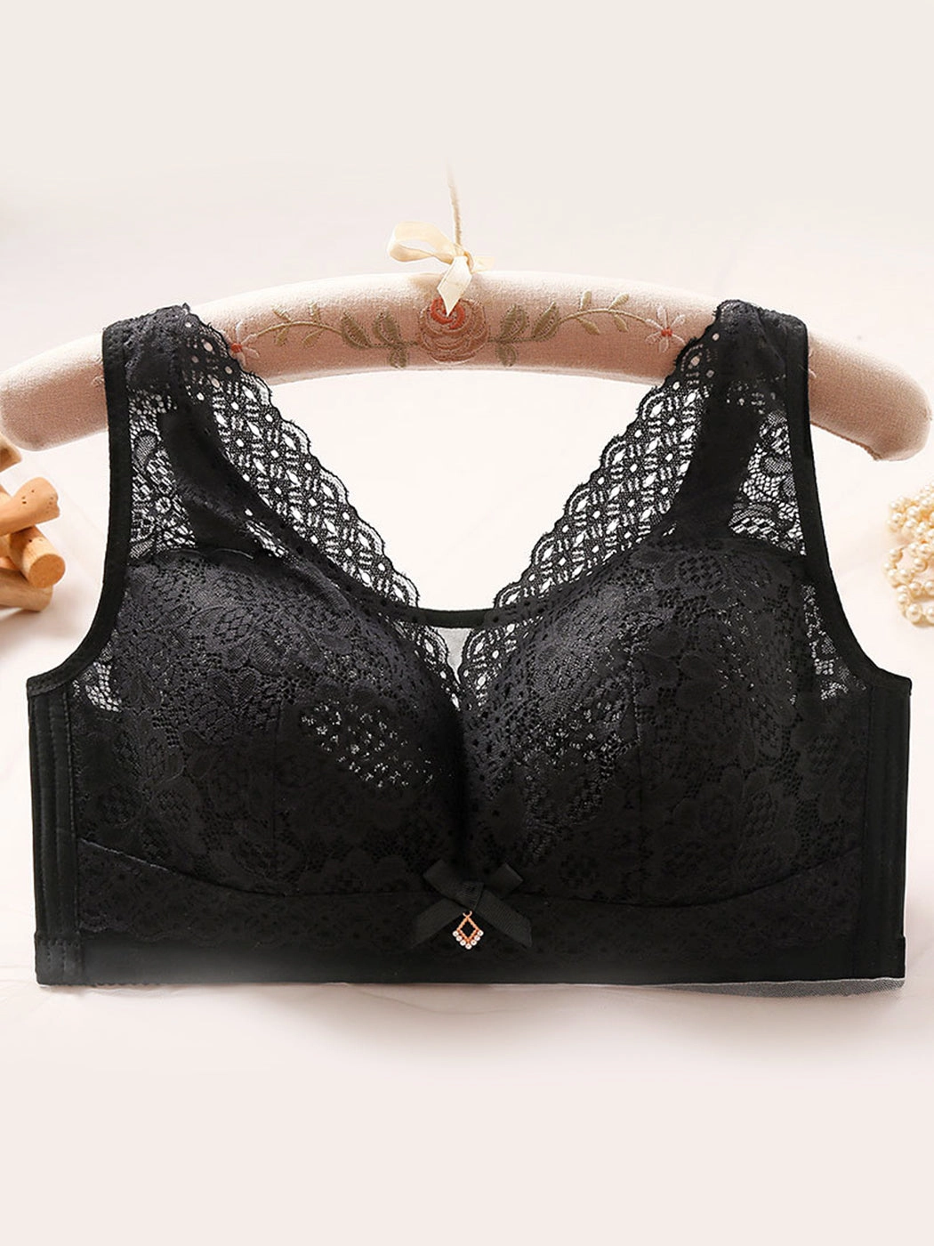 Lace Thin Breathable Adjustable Wireless Bra