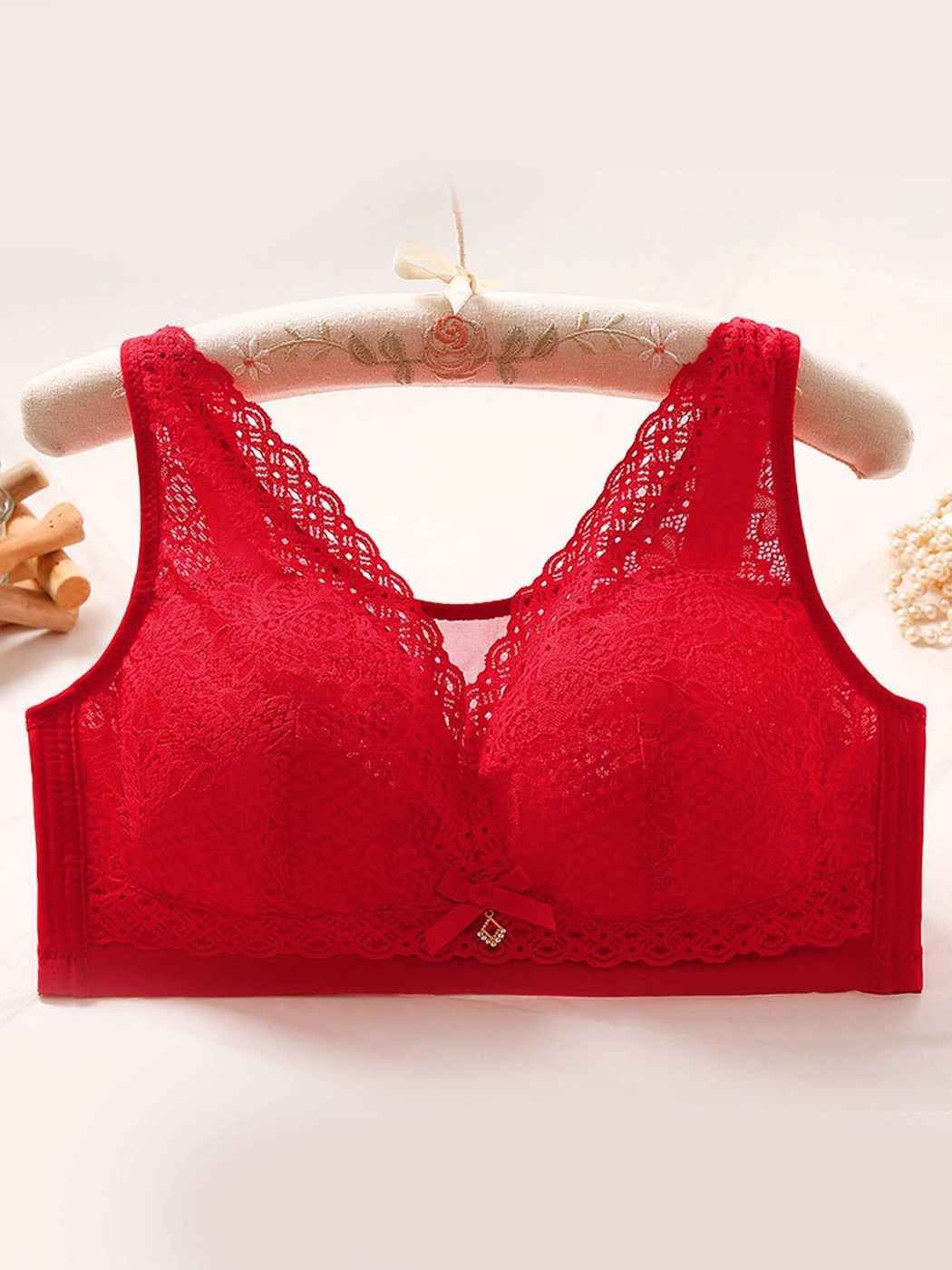 Lace Thin Breathable Adjustable Wireless Bra