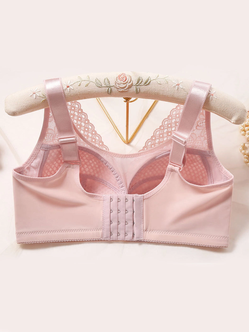 Lace Thin Breathable Adjustable Wireless Bra