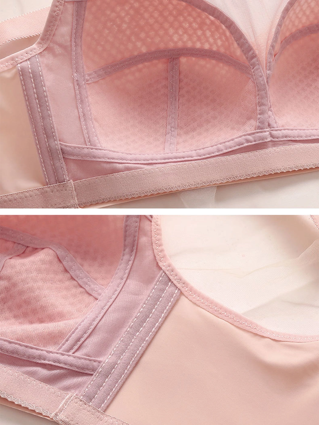 Lace Thin Breathable Adjustable Wireless Bra