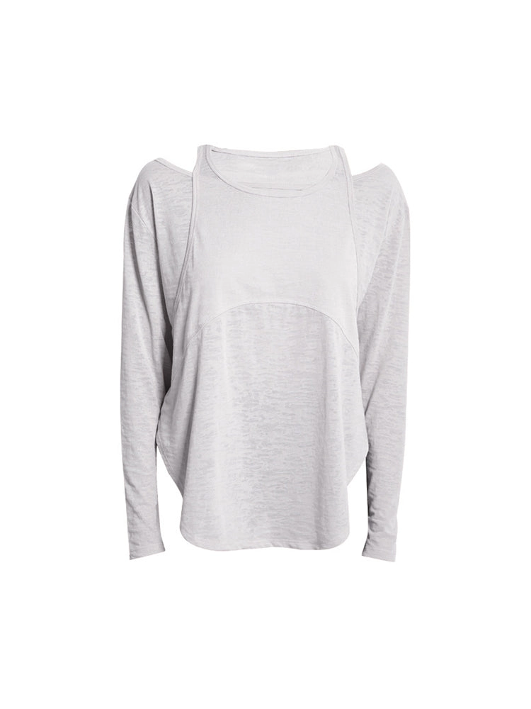 Long Sleeve Lightweight Yoga Compression Workout Tops Athletic Wear Shirts