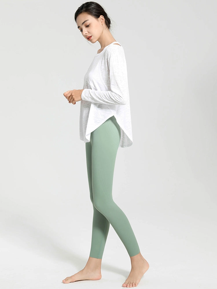 Long Sleeve Lightweight Yoga Compression Workout Tops Athletic Wear Shirts