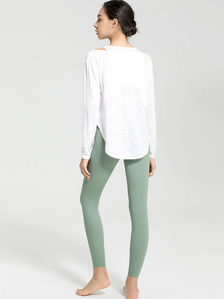 Long Sleeve Lightweight Yoga Compression Workout Tops Athletic Wear Shirts