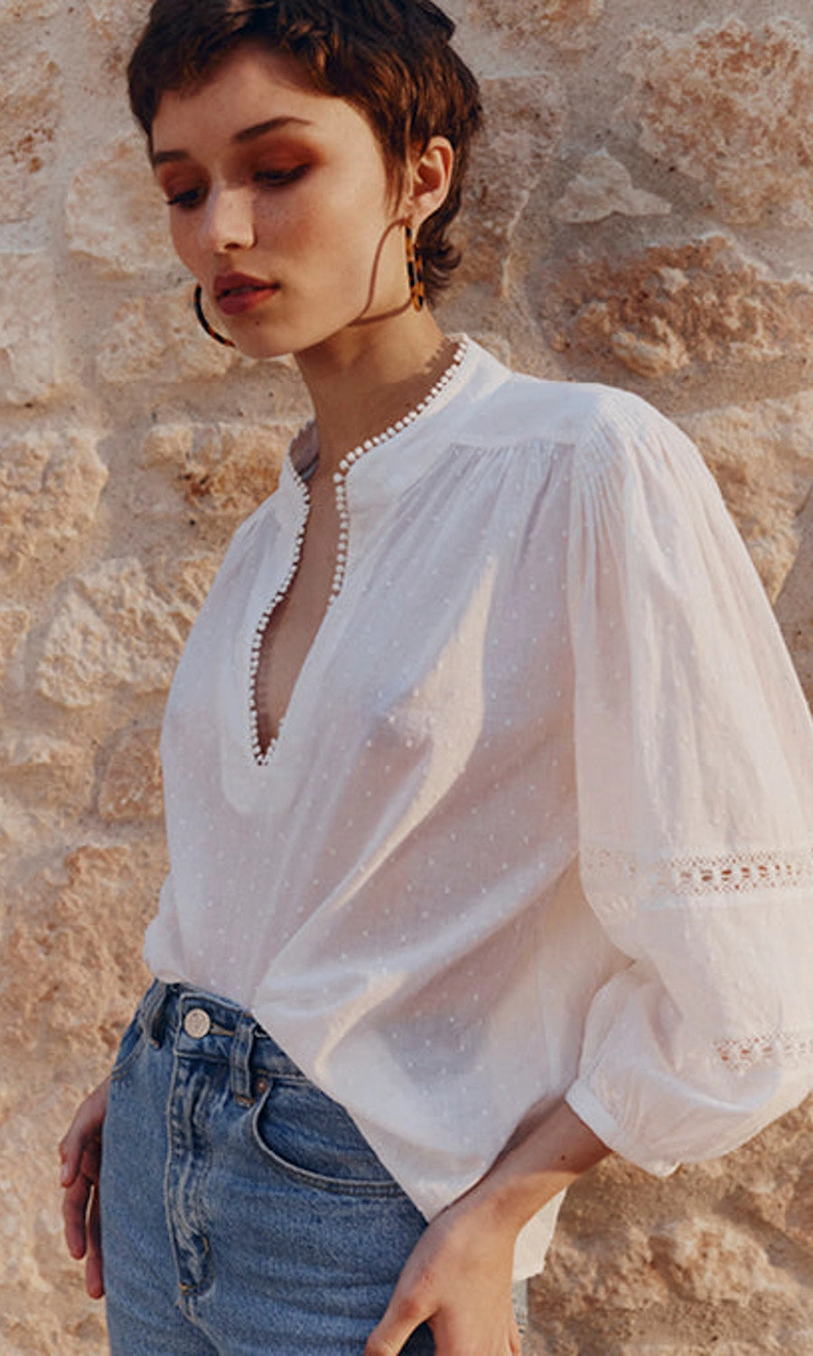 Marie Louise Monterey Luna Blouse