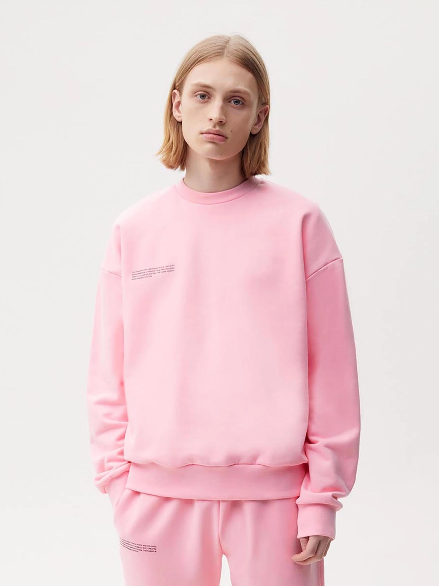 Mens 365 Midweight Sweatshirt—sakura pink