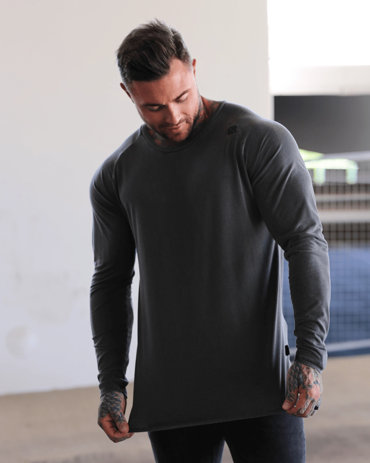 MOTO LONG SLEEVE - BLACK