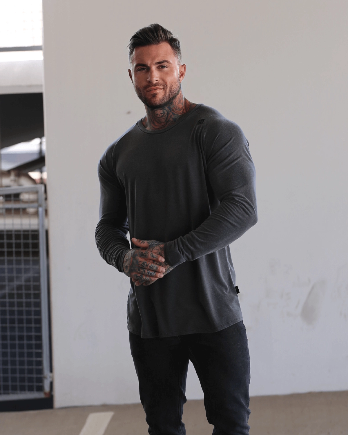 MOTO LONG SLEEVE - BLACK
