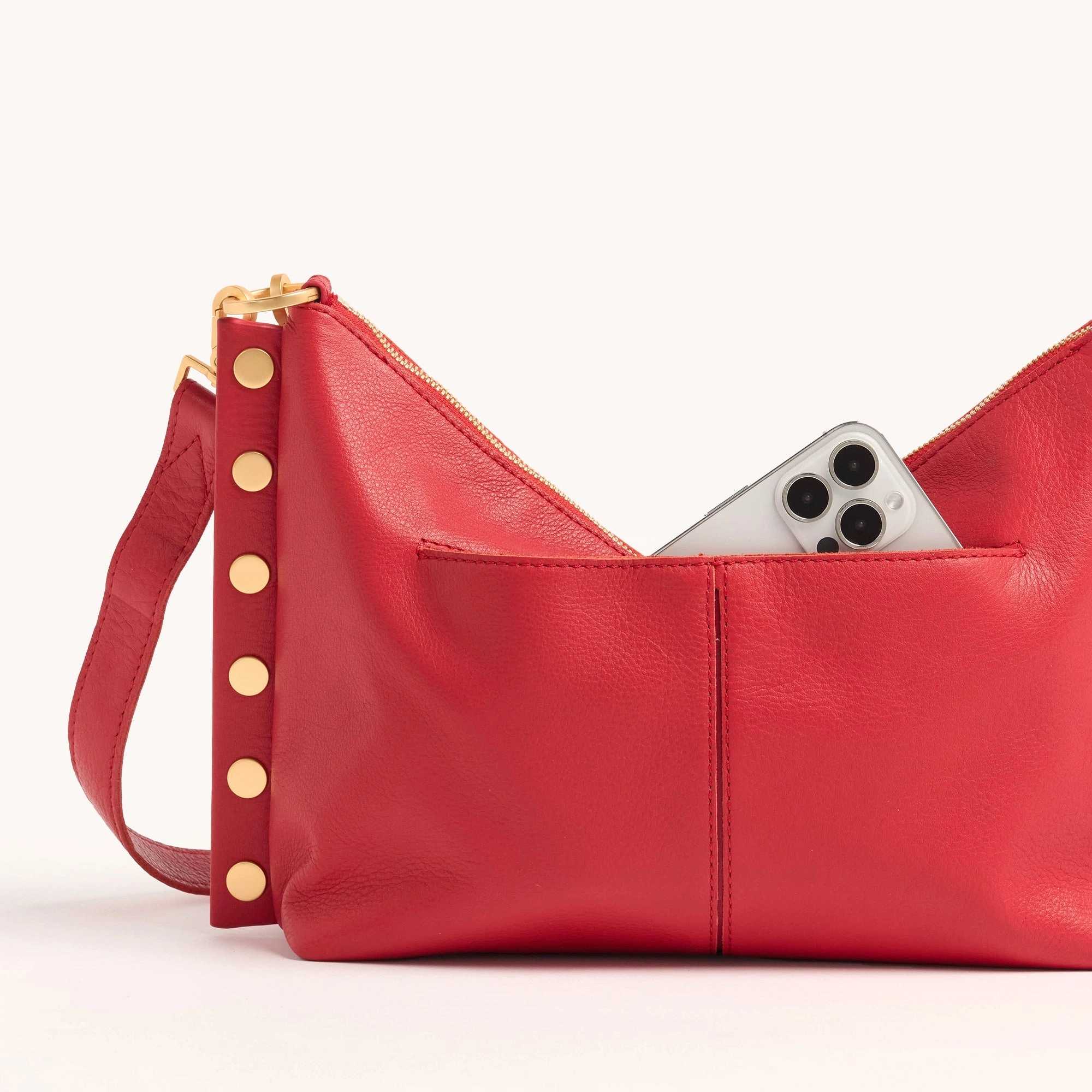 Mr. G | Poppy Red/Brushed Gold | Med