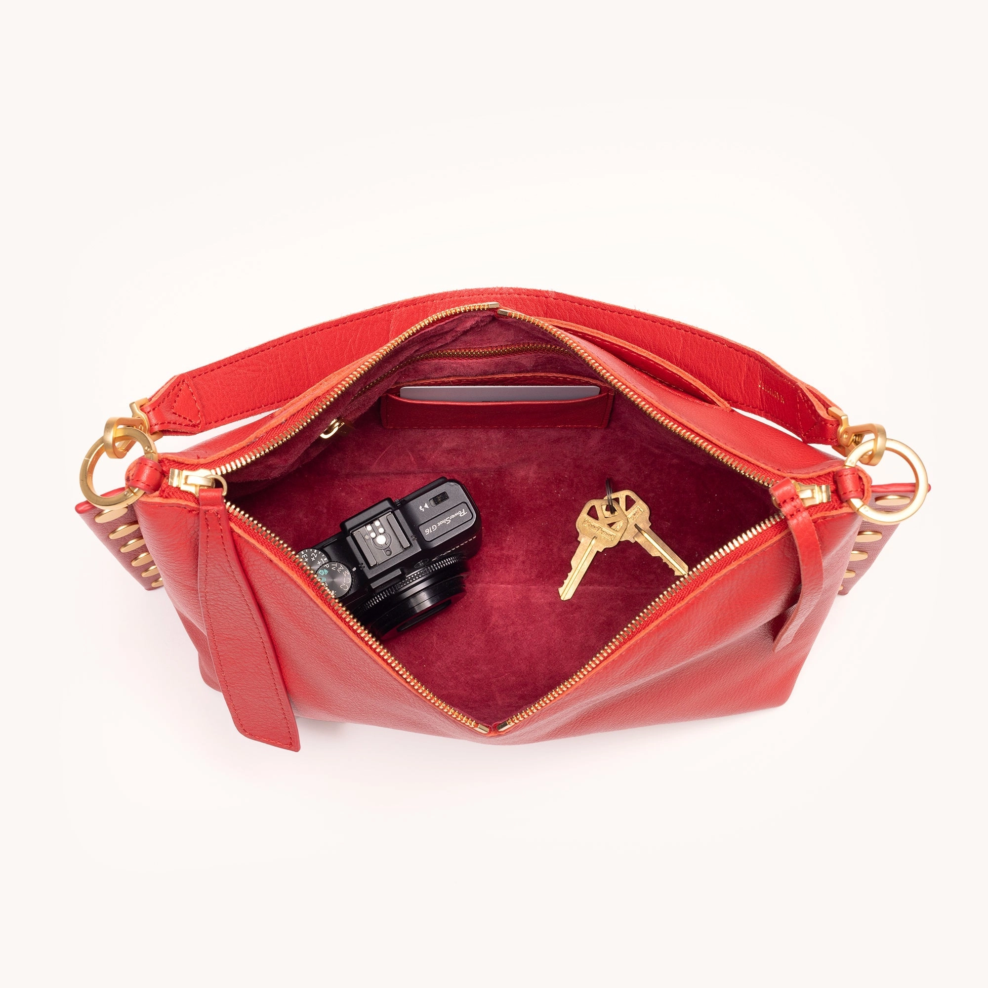 Mr. G | Poppy Red/Brushed Gold | Med