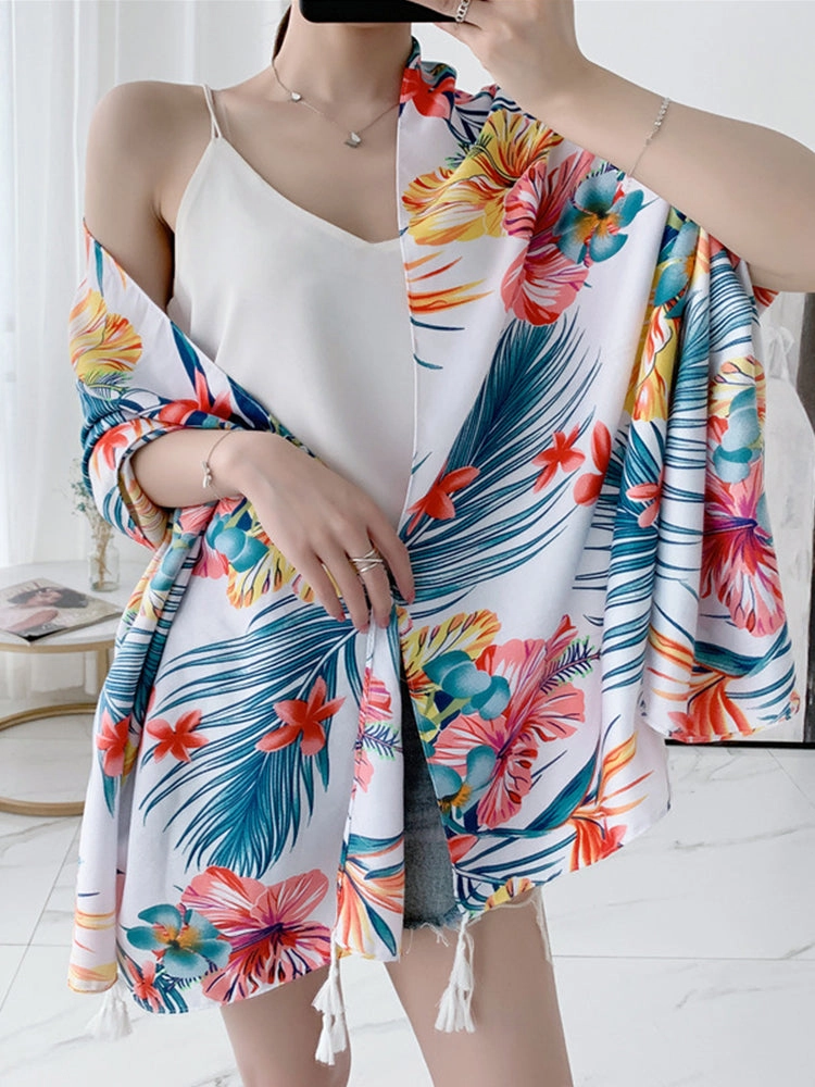 Multi Print Beach Sun Protection Cover Beach Towel