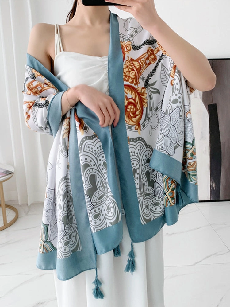 Multi Print Beach Sun Protection Cover Beach Towel