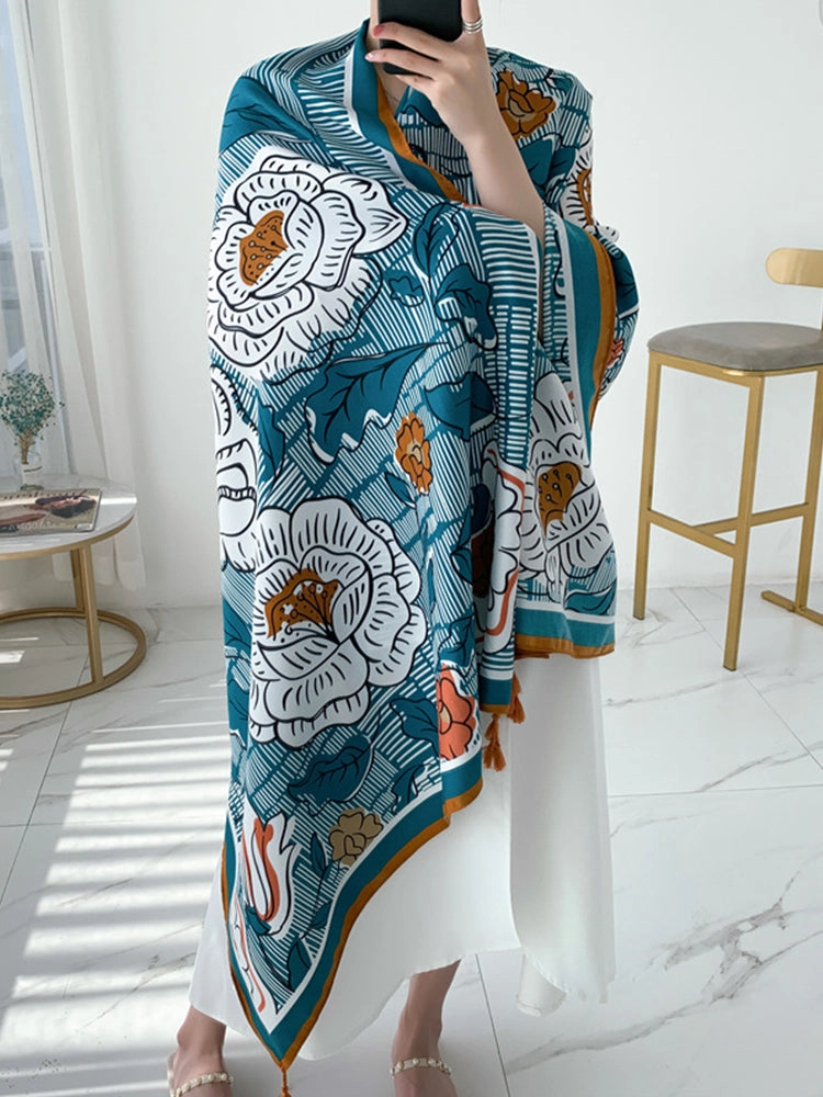 Multi Print Beach Sun Protection Cover Beach Towel