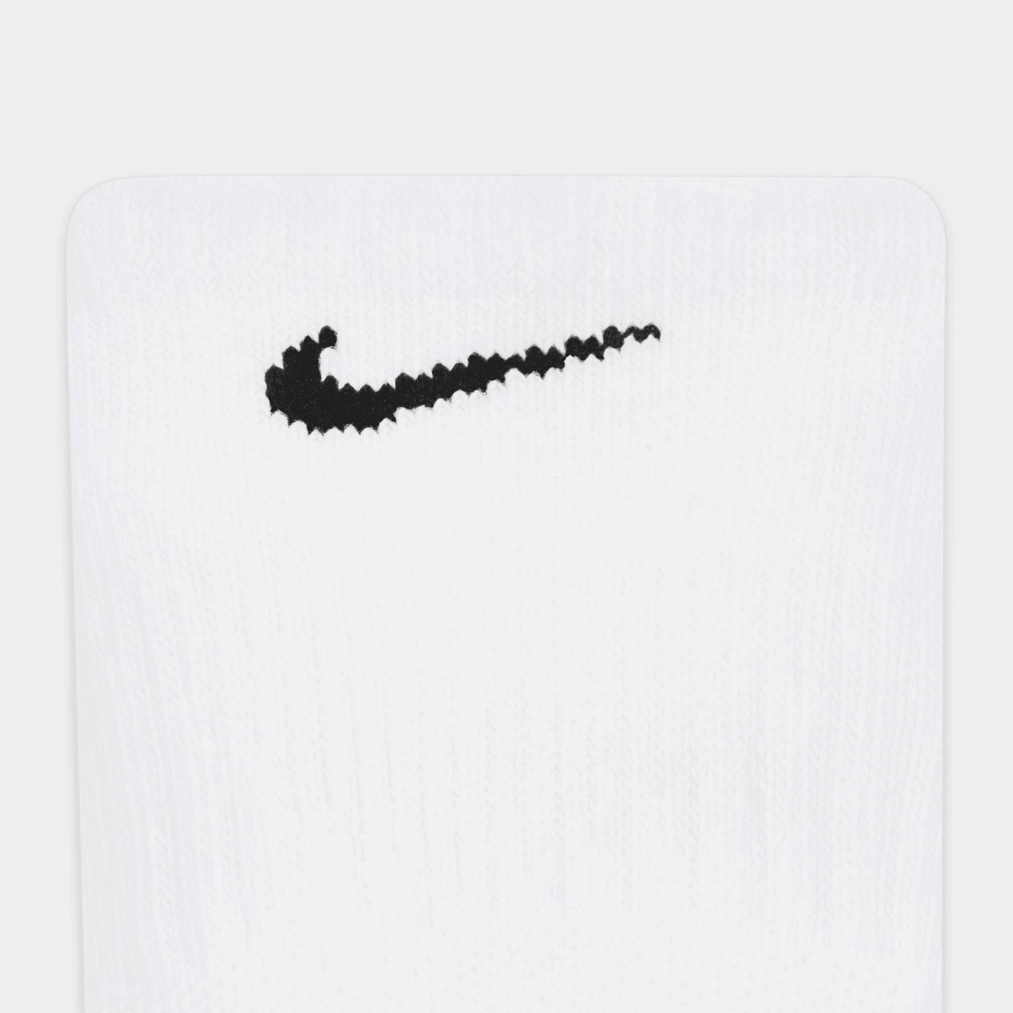 Nike Kids Cushioned No-Show Socks (6 Pack) White / Black