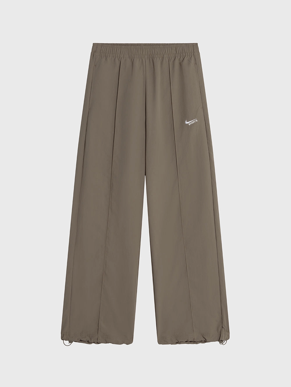 NIKE MID-RISE WOVEN PANT MINK