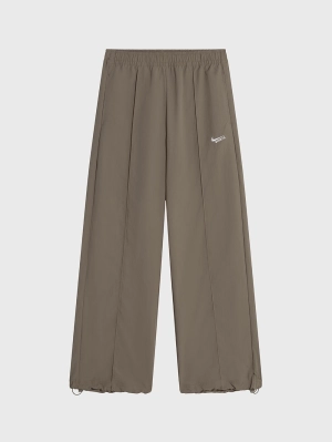 NIKE MID-RISE WOVEN PANT MINK