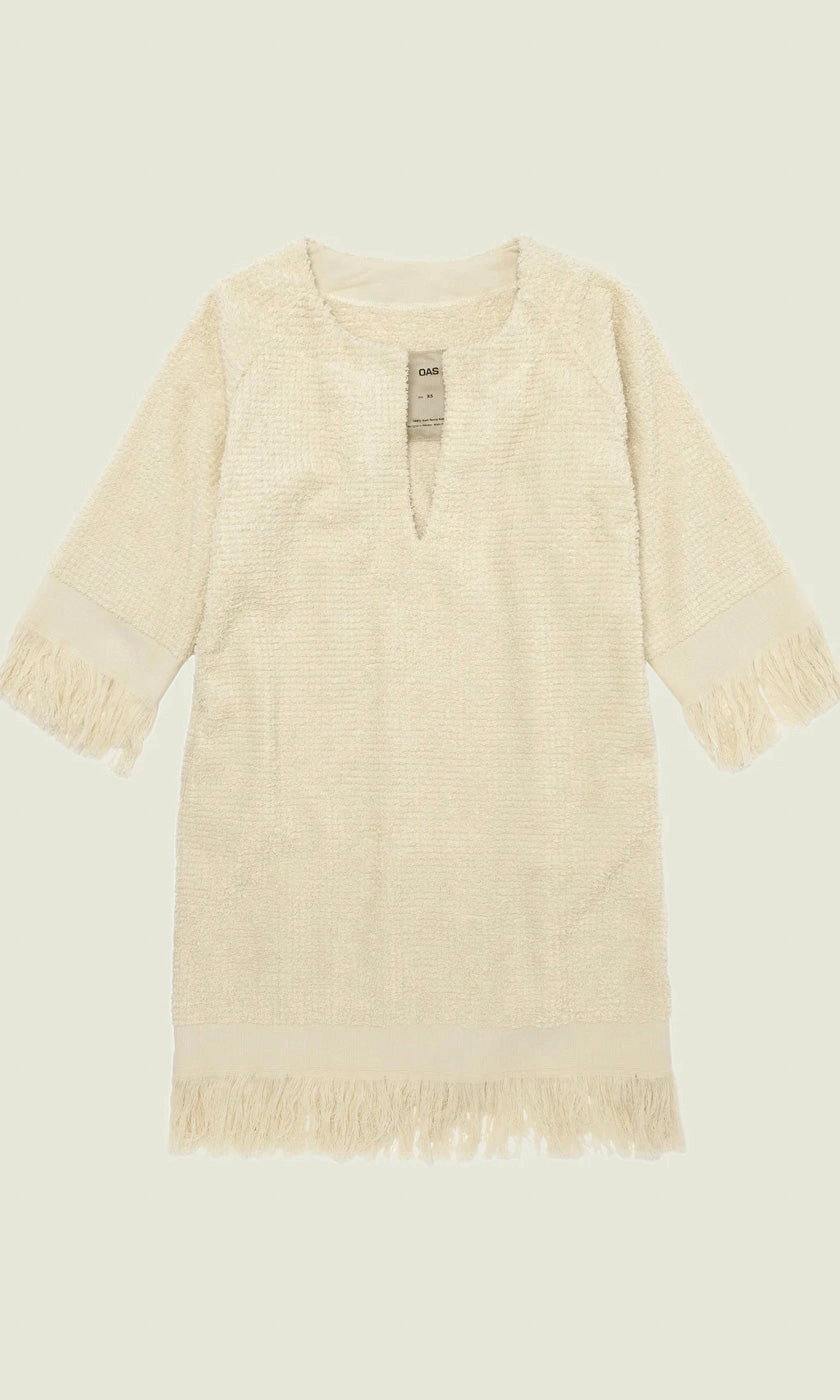 OAS Odilia Terry Dress - Ecru