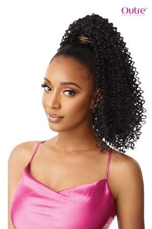 OUTRE PRETTY QUICK WRAP PONYTAIL - BOHEMIAN COILS 18"