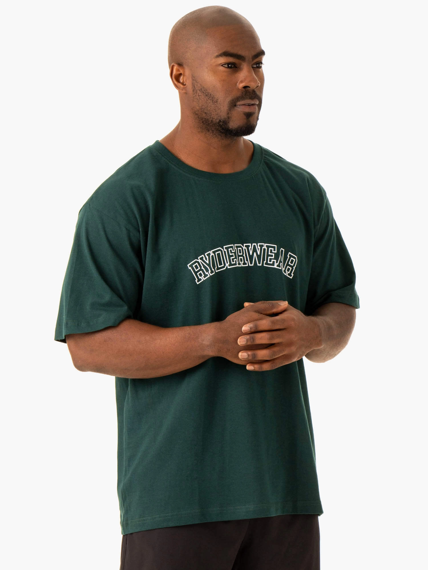 Oversized T-Shirt - Bottle Green