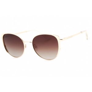 Prive Revaux Women's Sunglasses - Brown Gradient Lens Cat Eye | Sunny Isles Rose Gold
