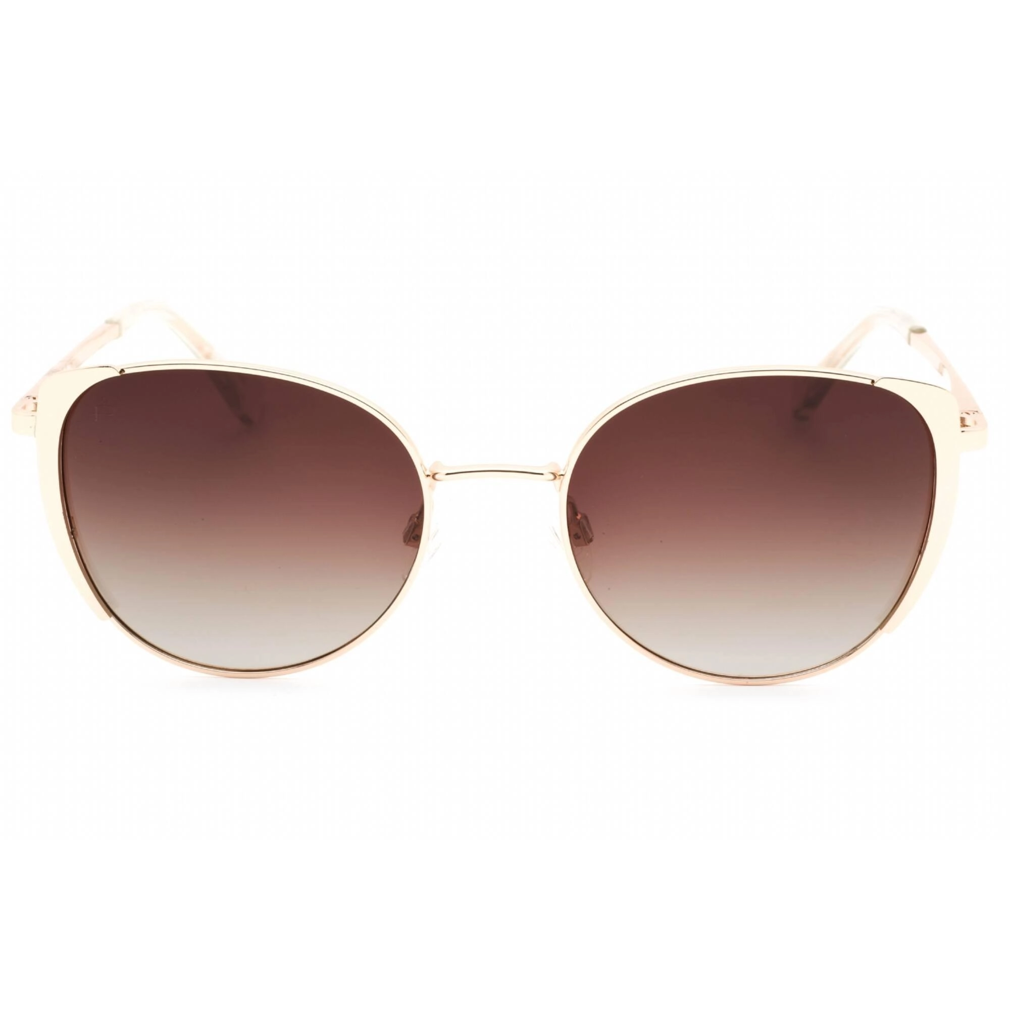 Prive Revaux Women's Sunglasses - Brown Gradient Lens Cat Eye | Sunny Isles Rose Gold