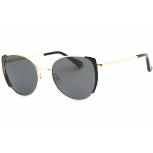 Prive Revaux Women's Sunglasses - Grey Lens Cat Eye Frame | Sunny Isles Black Gold